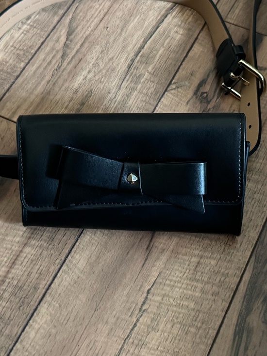 kate spade Handbags - Kate Spade Black Bow Fanny Pack NWOT